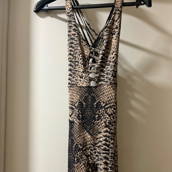 Snake Print Jumpsuit - Picture 7 of 7